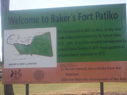 Baker's Fort Patiko Welcome Sign
