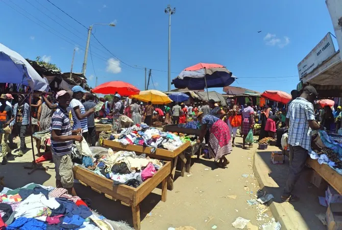 Kongowea Market Mombasa-A blog by Steve Braker Action Thriller Author